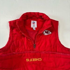 006 - WOMENS KANSAS CITY CHIEFS NFL FOOTBALL VEST JACKET